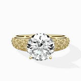 Vintage Scrollwork Solitaire Ring Engagement Ring