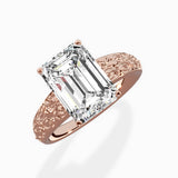 Vintage Scrollwork Solitaire Ring Engagement Ring