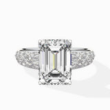 Vintage Scrollwork Solitaire Ring Engagement Ring