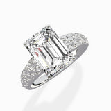 Vintage Scrollwork Solitaire Ring Engagement Ring