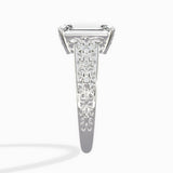 Vintage Scrollwork Solitaire Ring Engagement Ring