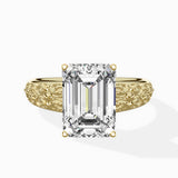 Vintage Scrollwork Solitaire Ring Engagement Ring