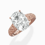 Vintage Scrollwork Solitaire Ring Engagement Ring