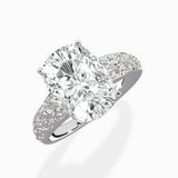 Vintage Scrollwork Solitaire Ring Engagement Ring