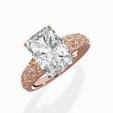 Vintage Scrollwork Solitaire Ring Engagement Ring