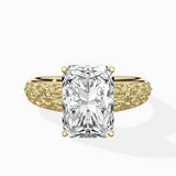 Vintage Scrollwork Solitaire Ring Engagement Ring