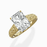 Vintage Scrollwork Solitaire Ring Engagement Ring