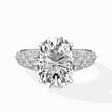 Vintage Scrollwork Solitaire Ring Engagement Ring