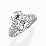 Vintage Scrollwork Solitaire Ring Engagement Ring