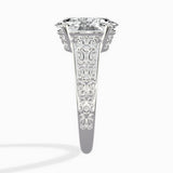 Vintage Scrollwork Solitaire Ring Engagement Ring