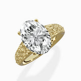 Vintage Scrollwork Solitaire Ring Engagement Ring