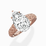 Vintage Scrollwork Solitaire Ring Engagement Ring