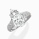Vintage Scrollwork Solitaire Ring Engagement Ring