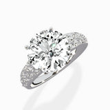 Vintage Scrollwork Solitaire Ring Engagement Ring