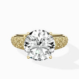 Vintage Scrollwork Solitaire Ring Engagement Ring