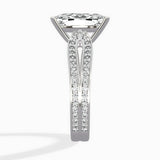 Vintage Split Shank Solitaire Ring Engagement Ring
