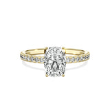 Alluring Hidden Halo Engagement Ring - The Better Diamonds