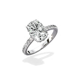 Alluring Hidden Halo Engagement Ring - The Better Diamonds