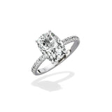 Alluring Hidden Halo Engagement Ring - The Better Diamonds