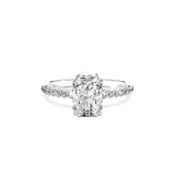 Alluring Hidden Halo Engagement Ring - The Better Diamonds