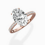 Alluring Hidden Halo Engagement Ring - The Better Diamonds