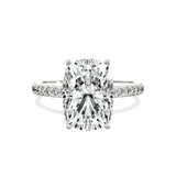 Alluring Hidden Halo Engagement Ring - The Better Diamonds