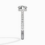 Alluring Hidden Halo Engagement Ring - The Better Diamonds