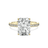 Alluring Hidden Halo Engagement Ring - The Better Diamonds