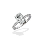 Alluring Hidden Halo Engagement Ring - The Better Diamonds