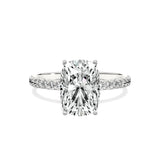 Alluring Hidden Halo Engagement Ring - The Better Diamonds