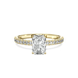 Alluring Hidden Halo Engagement Ring - The Better Diamonds