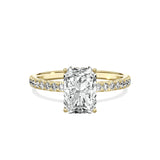 Alluring Hidden Halo Engagement Ring - The Better Diamonds