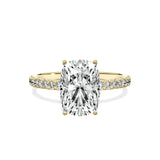 Alluring Hidden Halo Engagement Ring - The Better Diamonds
