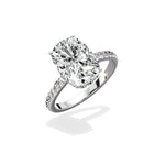 Alluring Hidden Halo Engagement Ring - The Better Diamonds