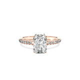 Alluring Hidden Halo Engagement Ring - The Better Diamonds