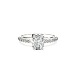 Alluring Hidden Halo Engagement Ring - The Better Diamonds