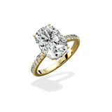 Alluring Hidden Halo Engagement Ring - The Better Diamonds