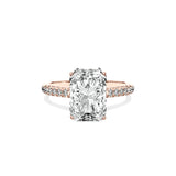 Alluring Hidden Halo Engagement Ring - The Better Diamonds