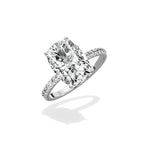 Alluring Hidden Halo Engagement Ring - The Better Diamonds