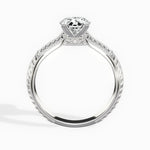 Bali Vintage Style 1.56 ct Oval Engagement Ring in White Gold - The Better Diamonds