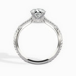 Bali Vintage Style 1.56 ct Oval Engagement Ring in White Gold - The Better Diamonds