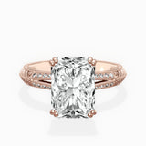 Bali Vintage Style Engagement Ring - The Better Diamonds
