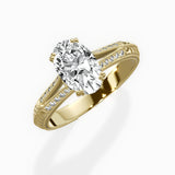 Bali Vintage Style Engagement Ring - The Better Diamonds