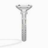Bali Vintage Style Engagement Ring - The Better Diamonds