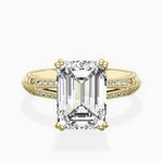 Bali Vintage Style Engagement Ring - The Better Diamonds