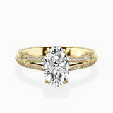 Bali Vintage Style Engagement Ring - The Better Diamonds