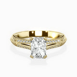 Bali Vintage Style Engagement Ring - The Better Diamonds