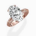 Bali Vintage Style Engagement Ring - The Better Diamonds