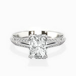 Bali Vintage Style Engagement Ring - The Better Diamonds