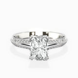 Bali Vintage Style Engagement Ring - The Better Diamonds